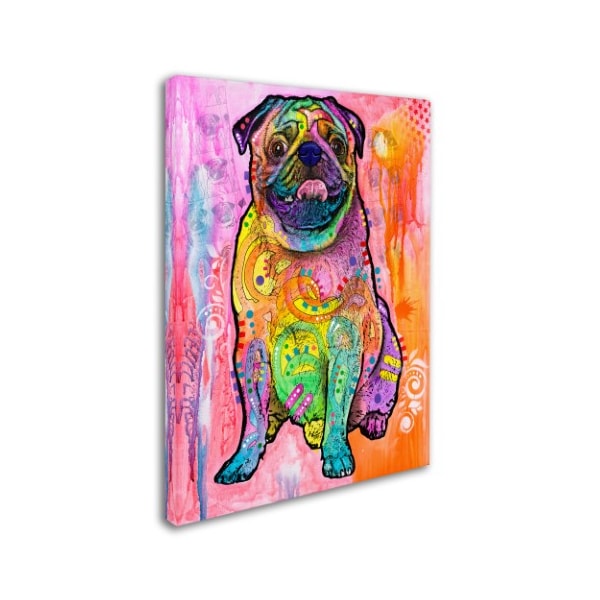 Dean Russo 'Pugs & Kisses' Canvas Art,14x19